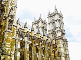 hdr igreja da abadia de westminster em londres foto