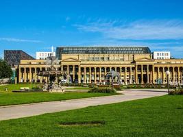 hdr schlossplatz praça do castelo stuttgart foto