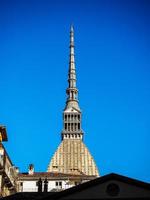 hdr mole antonelliana em Turim foto