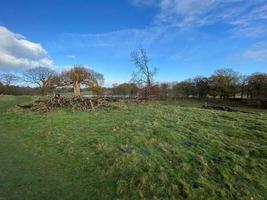 uma vista da zona rural de cheshire perto de knutsford foto