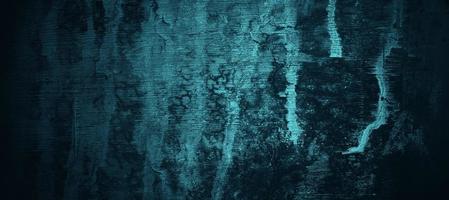 conceito de fundo de halloween de parede azul escuro. fundo assustador. horror textura de cimento concreto para segundo plano. foto