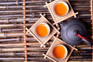 chá asiático foto