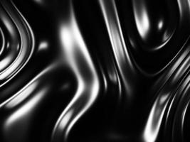 3D abstrato iridescente textura ondulada fundo. distorção de fluido holográfico neon. superfície de reflexão líquida vibrante. renderização 3D. foto