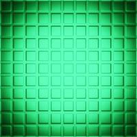 Ilustração 3D de diferentes linhas de quadrados verdes. conjunto de cubos. fundo de geometria foto