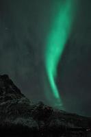 aurora boreal em tromso, norte da noruega, fevereiro de 2012