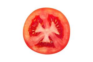 tomate isolado no fundo branco. foto