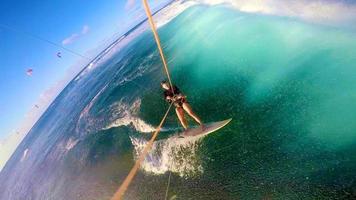 kitesurf gopro selfie havaí