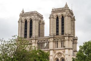 vista da paisagem de notre dame - paris foto