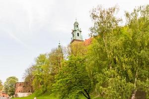 castelo real em wawel, cracóvia foto