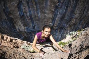 alpinista feminina foto