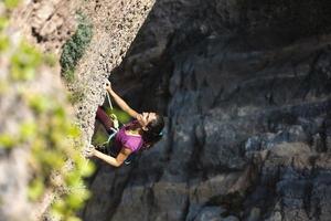 alpinista feminina foto