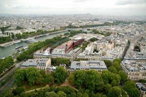 panorama aéreo de paris foto