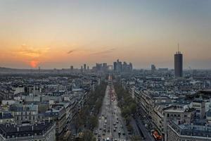paris e seu distrito financeiro foto