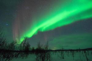 pleiades & aurora boreal ver 2 foto