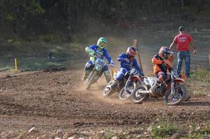 corrida de motocross 24 de setembro de 2017 saint christol, frança foto