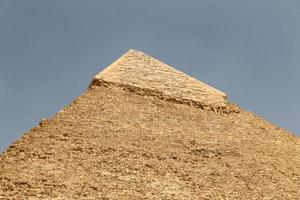 pirâmide de khafre no complexo de pirâmides de gizé, cairo, egito foto