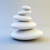 3d zen- spa stones foto