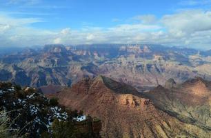 majestosa paisagem do grand canyon no arizona foto