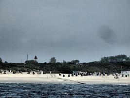 a ilha de borkum foto