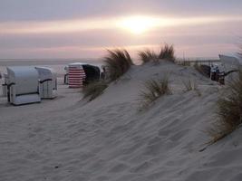 a ilha de borkum foto