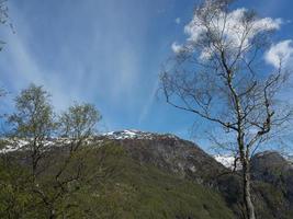 a vila de flam na noruega foto