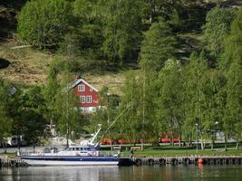 a vila de flam na noruega foto