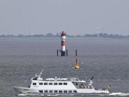 wilhelmshaven no mar do norte foto