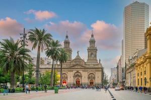 praça de las armas praça da cidade de santiago, chile foto