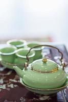 bule de chá chinês - imagem de stock foto