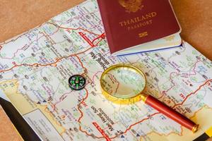 passaporte para a tailândia viajar Tailândia gosta de economizar dinheiro.