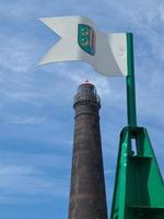 ele ilha de borkum no mar do norte foto