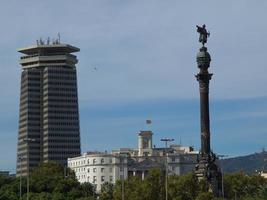 a cidade de barcelona na espanha foto