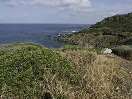 ilha da córsega no mar mediterrâneo foto