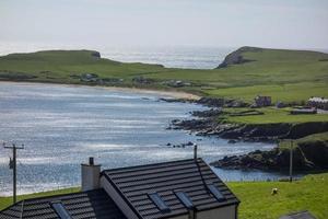 lerwick e as ilhas shetland foto