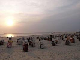 ilha de borkum na alemanha foto