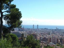 a cidade de barcelona na espanha foto