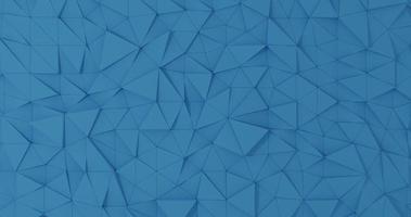 fundo poligonal azul 3d renderizado foto