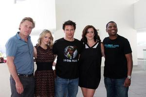 san diego, 22 de julho - bill pullman, alexa havins, john barrowman, eve myles, mekhi phifer na convenção da comic-con de 2011, dia 2 no centro de convenções de san diego em 22 de julho de 2010 em san diego, ca foto