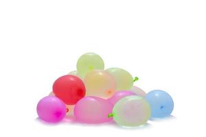 balões de água coloridos foto