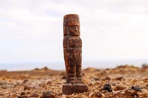 estátua maia antiga foto