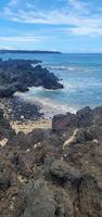campo de lava da trilha hoapili em maui havaí foto