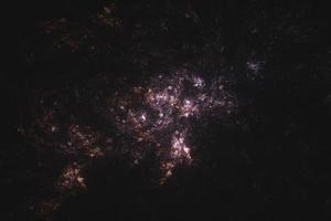 a superfície abstrata da Via Láctea empoeirada e estrelada. ilustração de renderização 3d de perpetuidade interestelar. textura de nebulosa digital. fundo de galáxia futurista no estilo de ciência e tecnologia foto
