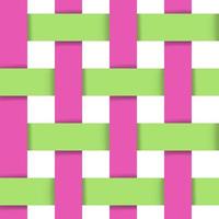 padrão de tecelagem rosa e verde foto