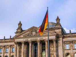 hdr reichstag em berlim foto