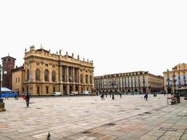 hdr piazza castello, torino foto