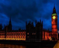 hdr casas do parlamento em londres foto