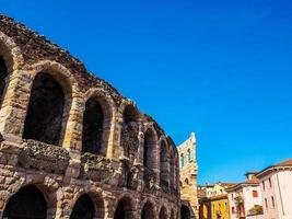 hdr verona arena anfiteatro romano foto