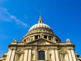 hdr st paul catedral em londres foto