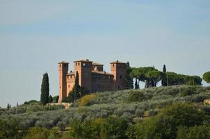 arquitetura de villa na toscana itália foto