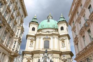 igreja de são pedro, peterskirche em viena, áustria foto